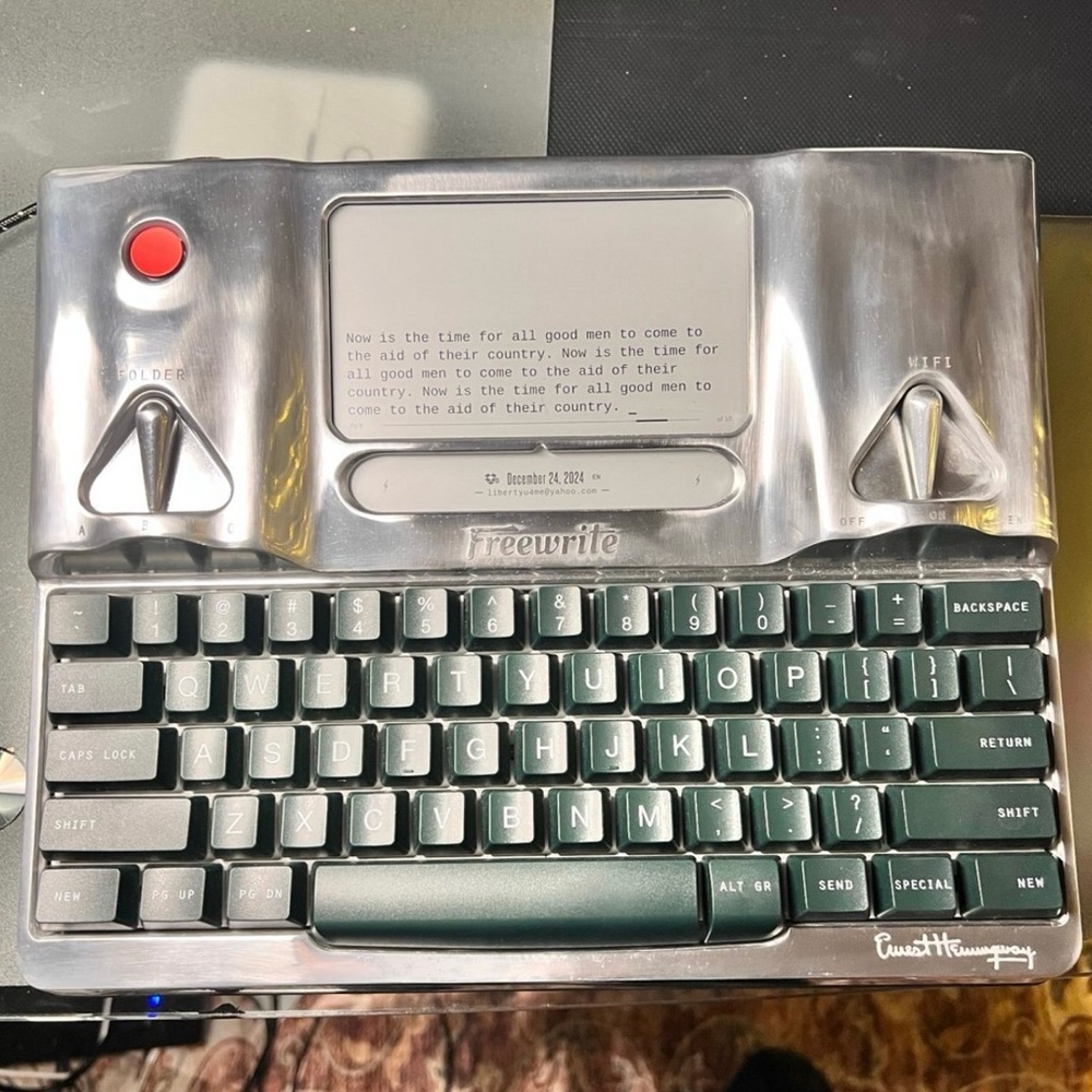 Sold! Hemingwrite by Astrohaus with original carrying case and all paperwork